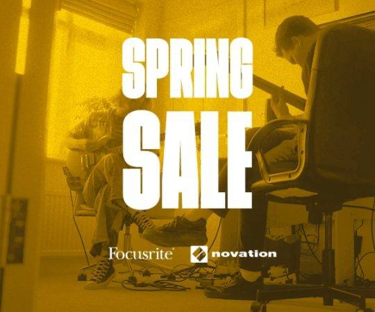 Focusrite和Novation发布春季促销活动，最高可享受30%的折扣-编曲精品资源网